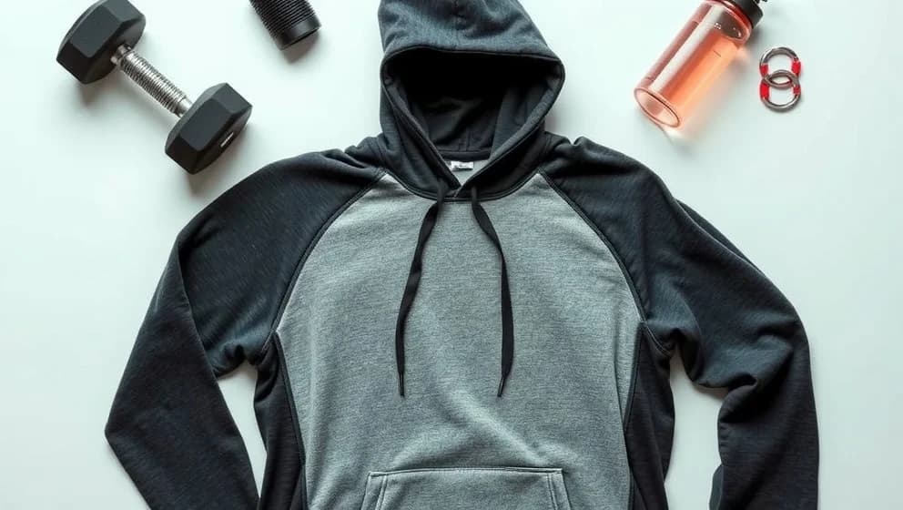 Gym hoodie herr för träning och stil