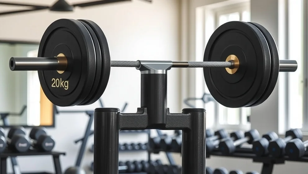 Skivstång 20 kg för hemmaträning