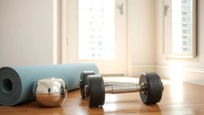 Träning med hantlar hemma och på gymmet