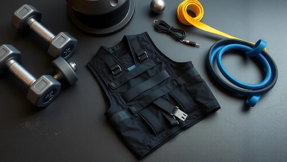 Viktväst 10 kg för träning och styrka